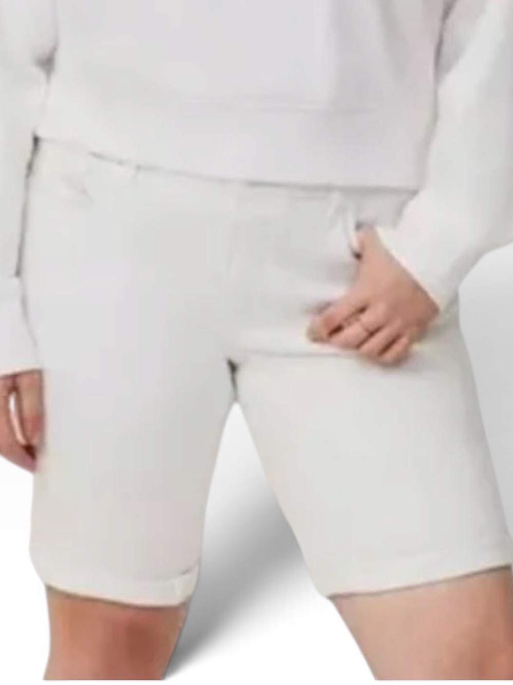 torrid White Denim Perfect 10" Bermuda Short 20